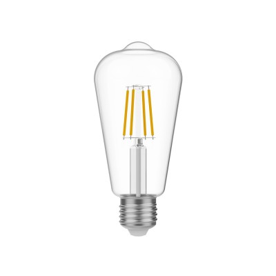 LED duidelijk Edison gloeilamp ST64 4W 470Lm E27 2700K - E03