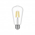 LED duidelijk Edison gloeilamp ST64 4W 470Lm E27 2700K - E03