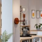 Fermaluce Metal, metalen wandlamp met gebogen arm