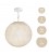 Lampe suspension avec abat-jour Sfera