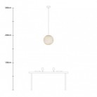 Lampe suspension avec abat-jour Sfera