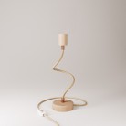 Lampe de table en bois avec articulation et lumière diffuse - Table Flex Wood avec prise bipolaire