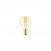 LED Gouden LED Carbon filament lamp C52 Mini Globe G45 3,4W E14 Dimbaar 2700K