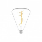 LED lamp in helder glas H03 Cone 140 11W E27 Dimbaar 2700K