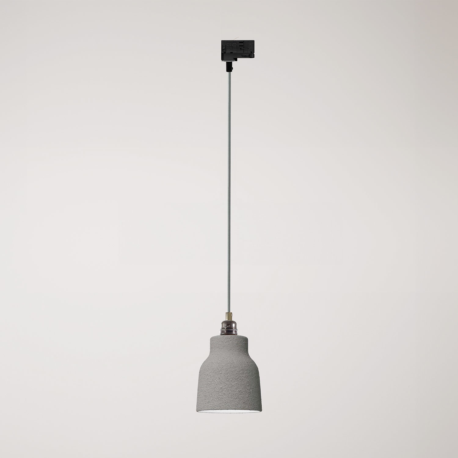 Hanglamp met kap Vaso en railadapter