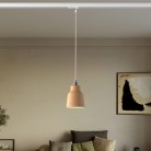 Hanglamp met kap Vaso en railadapter