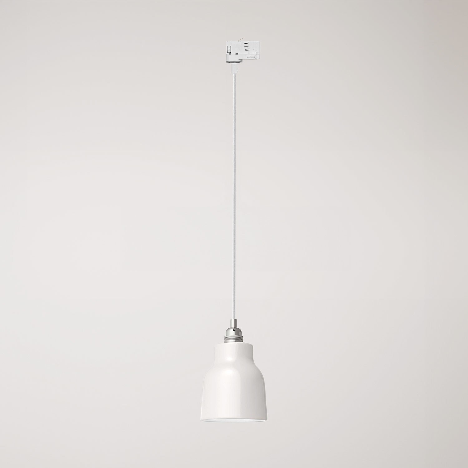 Hanglamp met kap Vaso en railadapter