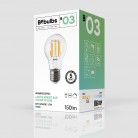 LED Lamp helder B03 5V Collection Verticaal filament Drop A60 1,7W E27 Dimbaar 2500K