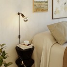 MAG-Y wandlamp met scharnier en halve bol