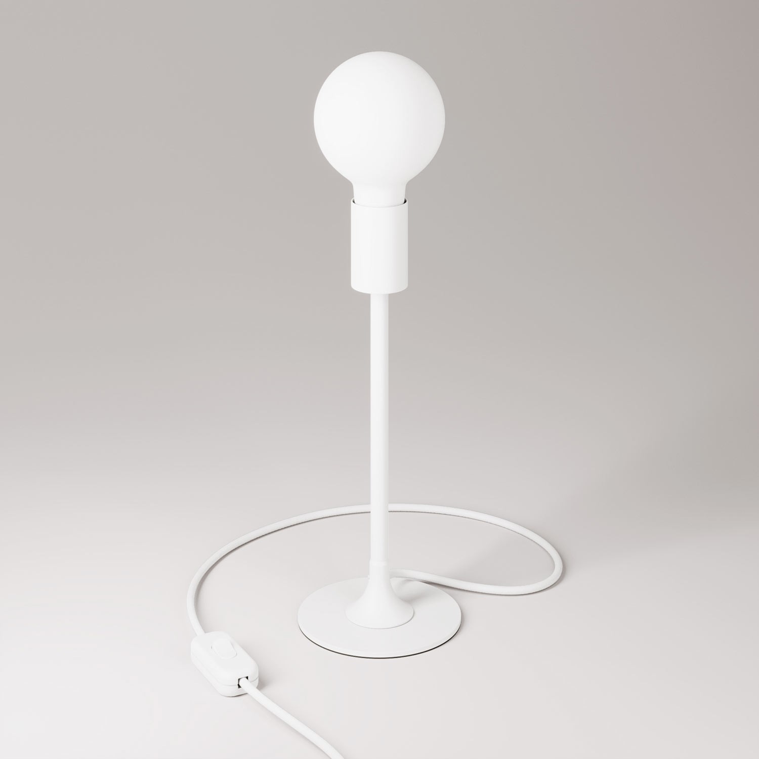 Lampe de table MAG-Y avec socle rond en métal