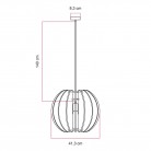 LAMPSHHADE - Hanglamp met elliptische kap