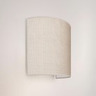 Ventola wandlamp met stoffen kap - Made in Italy