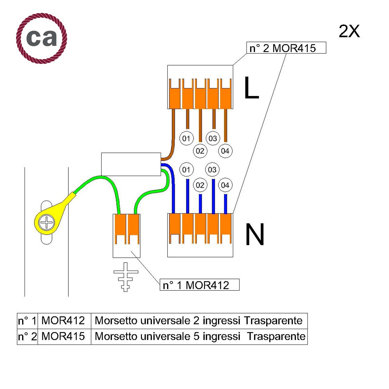 Connecteur d'alimentation électrique - 294 series - WAGO - DIN /  rectangulaire / enfichable