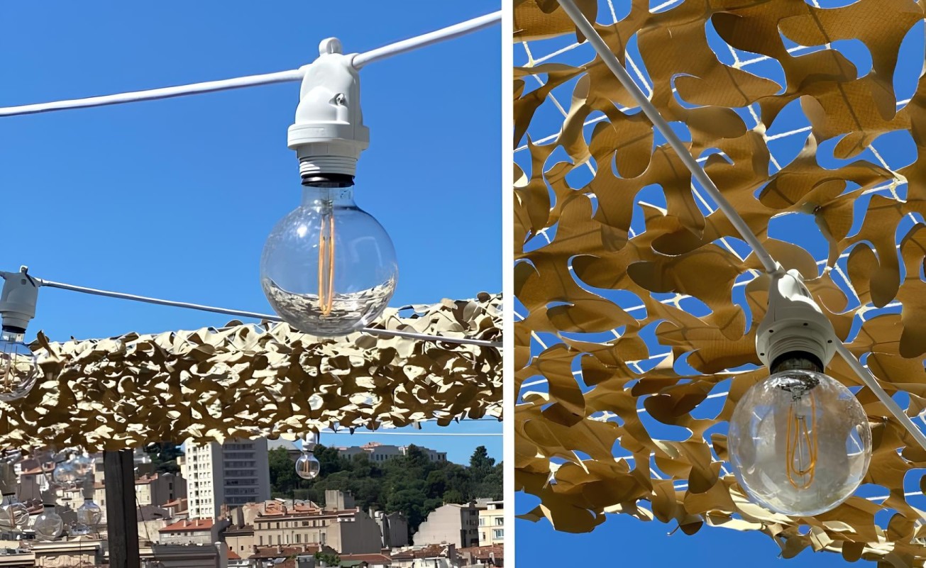 Creative-Cables illumine le Ciel Rooftop dans l’oasis du co-living de Marseille